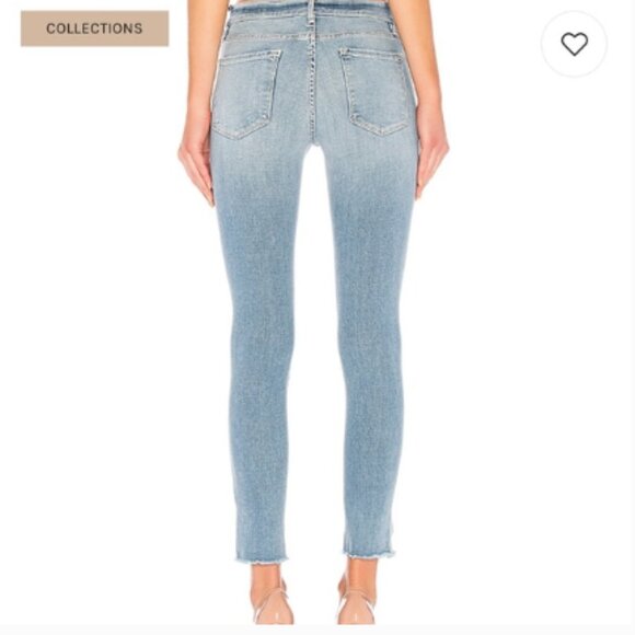 FRAME Denim Le Skinny de Jeanne Highgate Distressed Jeans size 28 - Picture 3 of 9